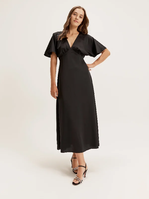 casual maxi dresses for teens -Montreal Sleeved Dress