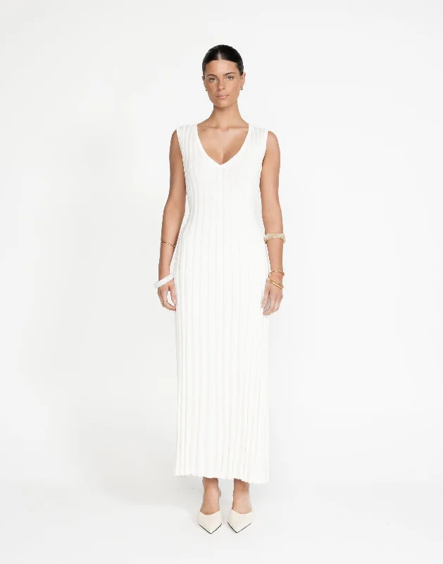 casual maxi dresses for spring -Mariposa Maxi Dress (Oat)