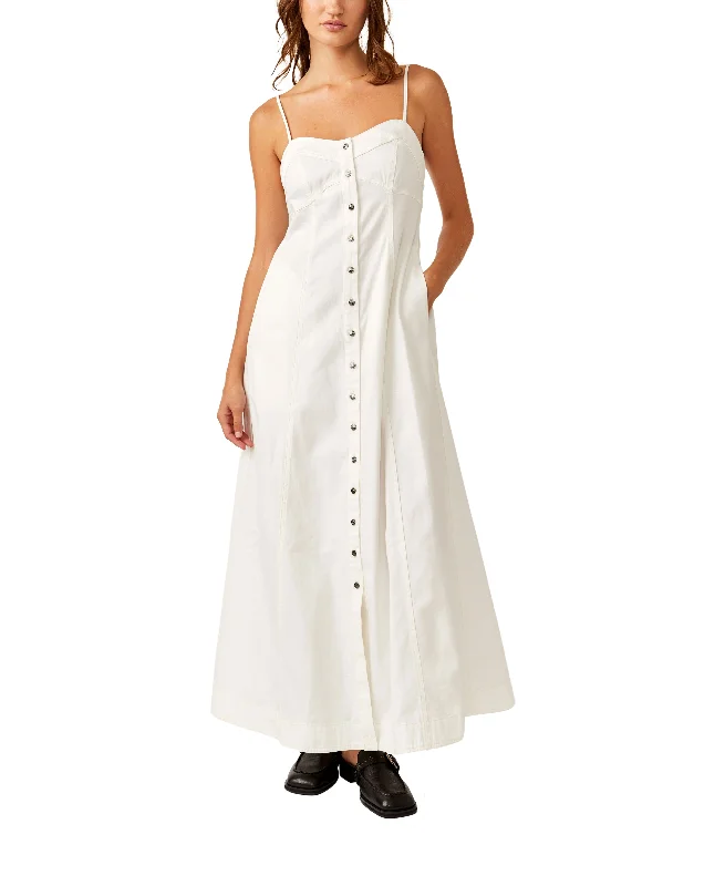 affordable maxi dresses for trips -Just Jill Maxi in Ivory