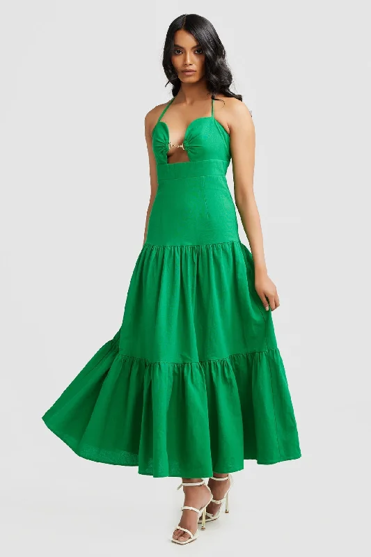 budget maxi dresses for teens -CAPRI MAXI - EMERALD