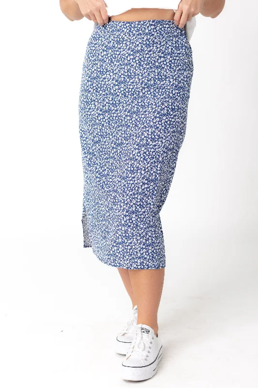 maxi dresses with bold patterns -Tobias Floral Skirt