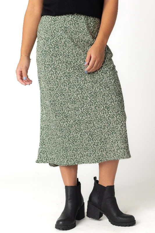 cute maxi dresses for spring -The June Skirt - Fall - Forest Green