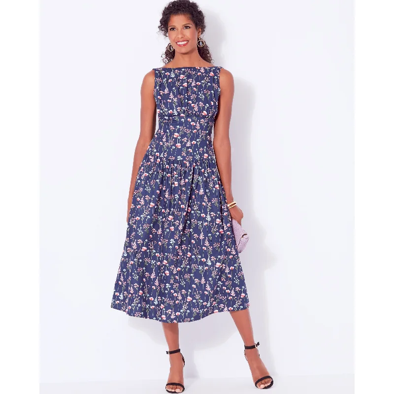 chic midi dresses for teens -Simplicity pattern 9543 Midi or Knee Length Dresses