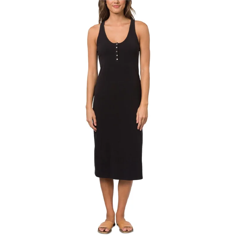 white midi dresses for women -Hurley Womens Alexa Midi Dress