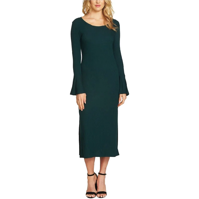 casual midi dresses for women -1.State Womens Ribbed Midi Dress