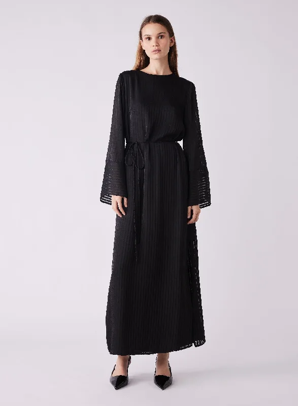 casual midi dresses for spring -Esmaee Nightfall Midi Dress