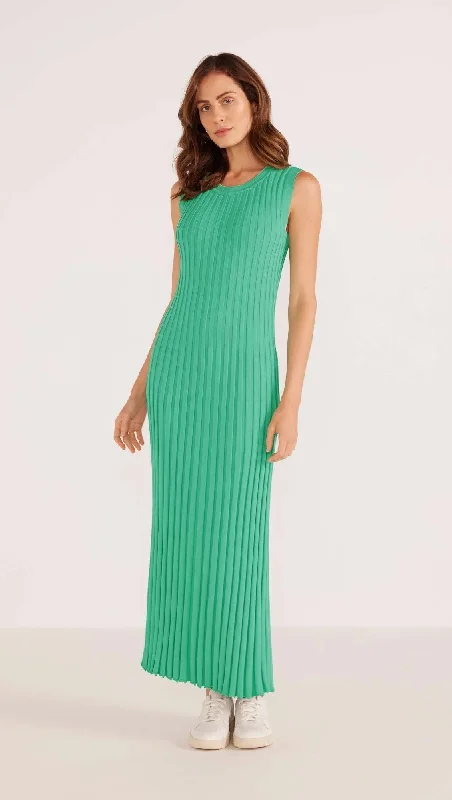 chic midi dresses for women -MinkPink Lori Rib Knit Midi Dress