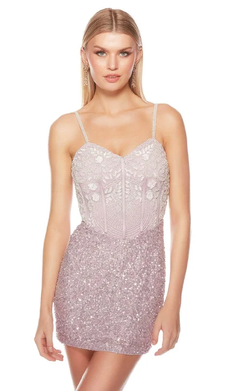 Alyce Paris 84008 - Sleeveless Beaded Embellished Cocktail Dress