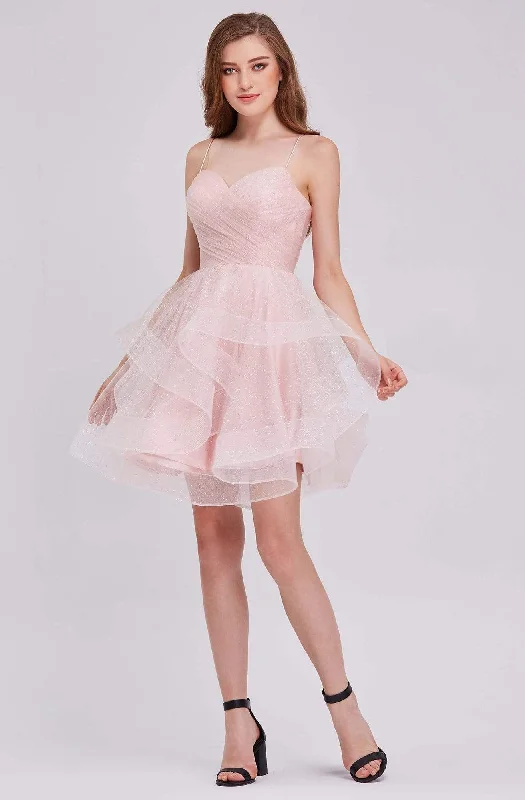 J'Adore Dresses - J16078 Tulle Sweetheart Cocktail Dress