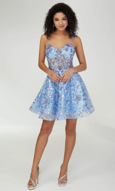 Tiffany Homecoming 27377 - Embellished Corset Dress