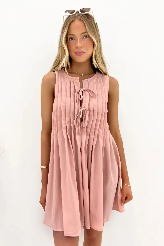 sexy mini dresses for events -Clydette Mini Dress Pink