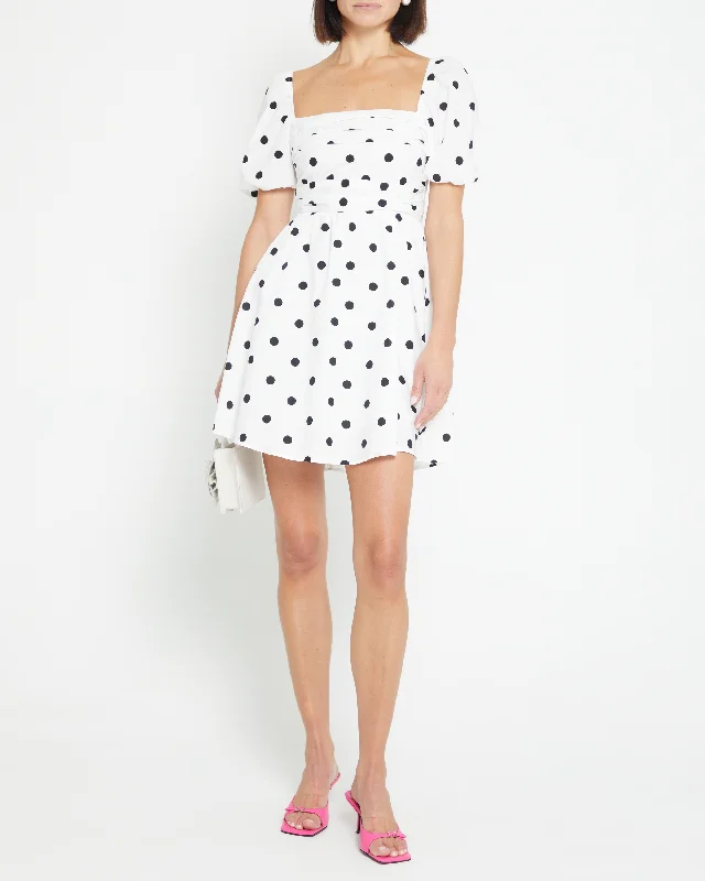 white mini dresses for picnics -River Mini Dress